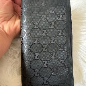 Gucci Black Monogram Wallet